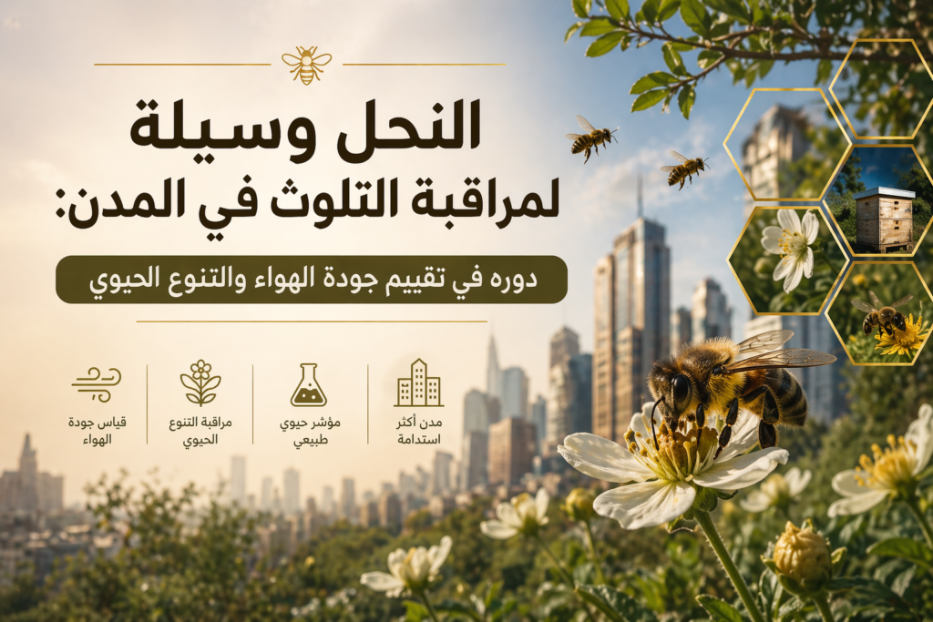 النحل ومراقبة التلزث في المدن