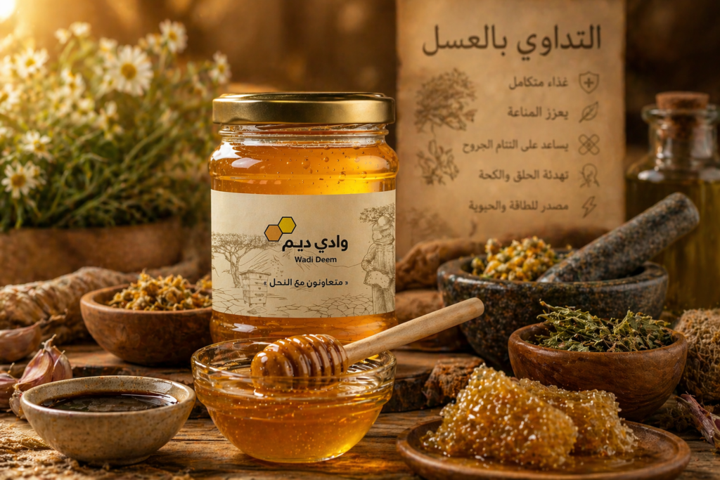 التداوي بالعسل ومنتجات النحل