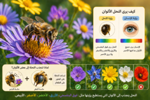 رؤية النحل للألوان