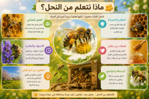ماذا نتعلم من النحل؟