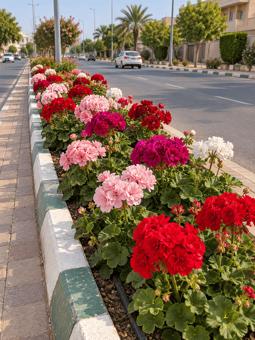 الأصناف المزدوجة من الجيرانيوم Pelargonium وفائدتها للنحل